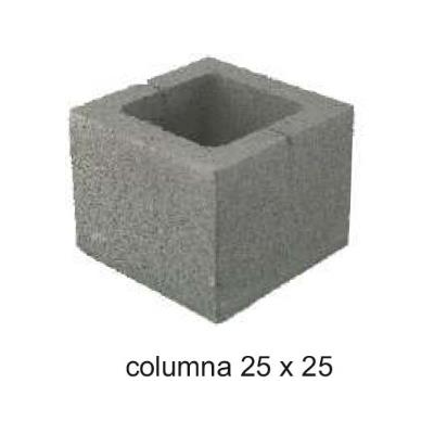BLOQUE COLUMNA 25X25X20 EIROS